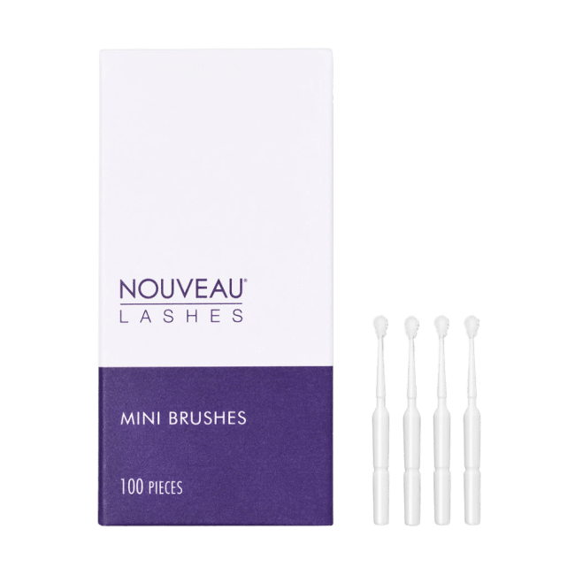 Nouveau Lashes Mini Brushes 100stk