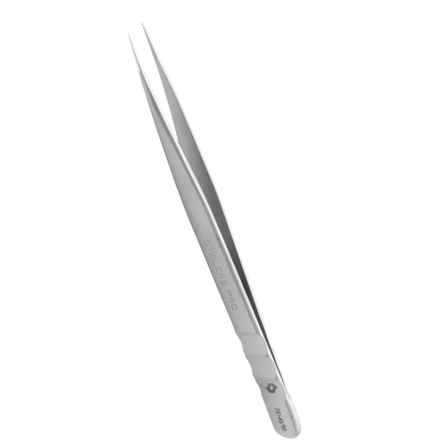 Staleks Eyelash Tweezers EXPERT 41 TYPE 10 STRAIGHT