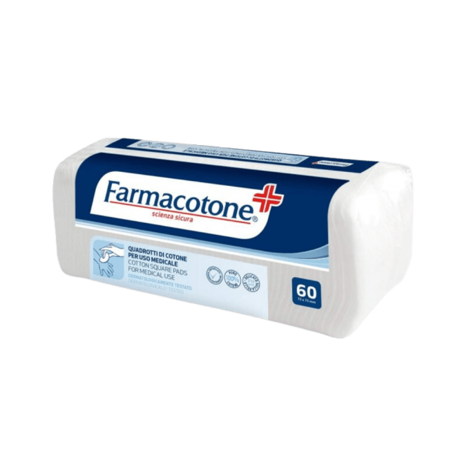 Cotoneve Farmacotone Medical Firkantet Pads 60stk**