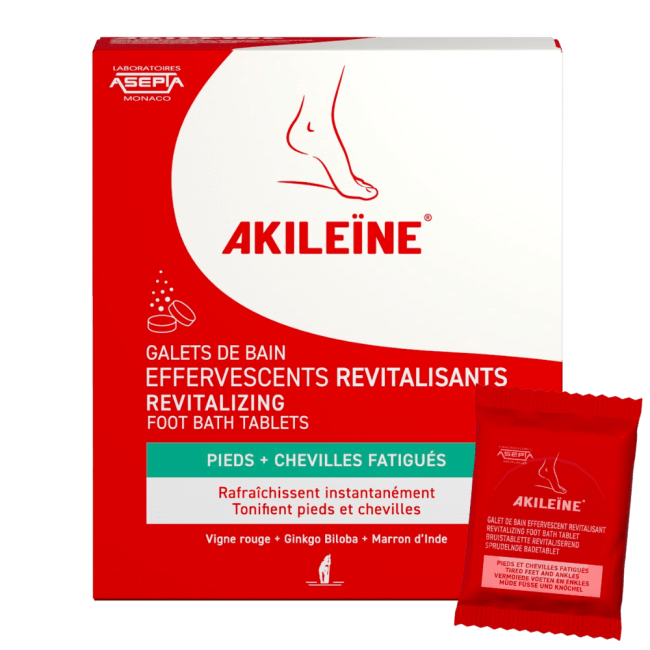 Akileïne Revitalizing Foot Bath Tablets 6x20gr.