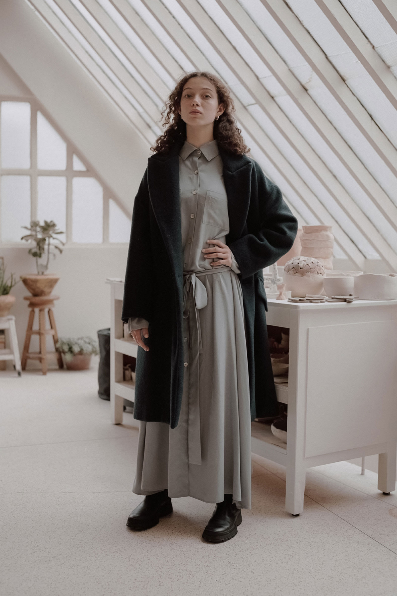 Sumiko Ecowool Coat - ANA SEGURADO STUDIO