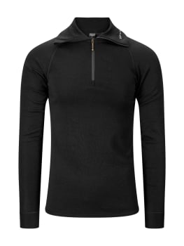 Classic Wool Zip Polo