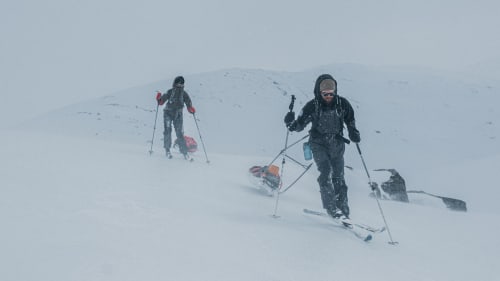 Pakkeliste for langtur med ski og pulk