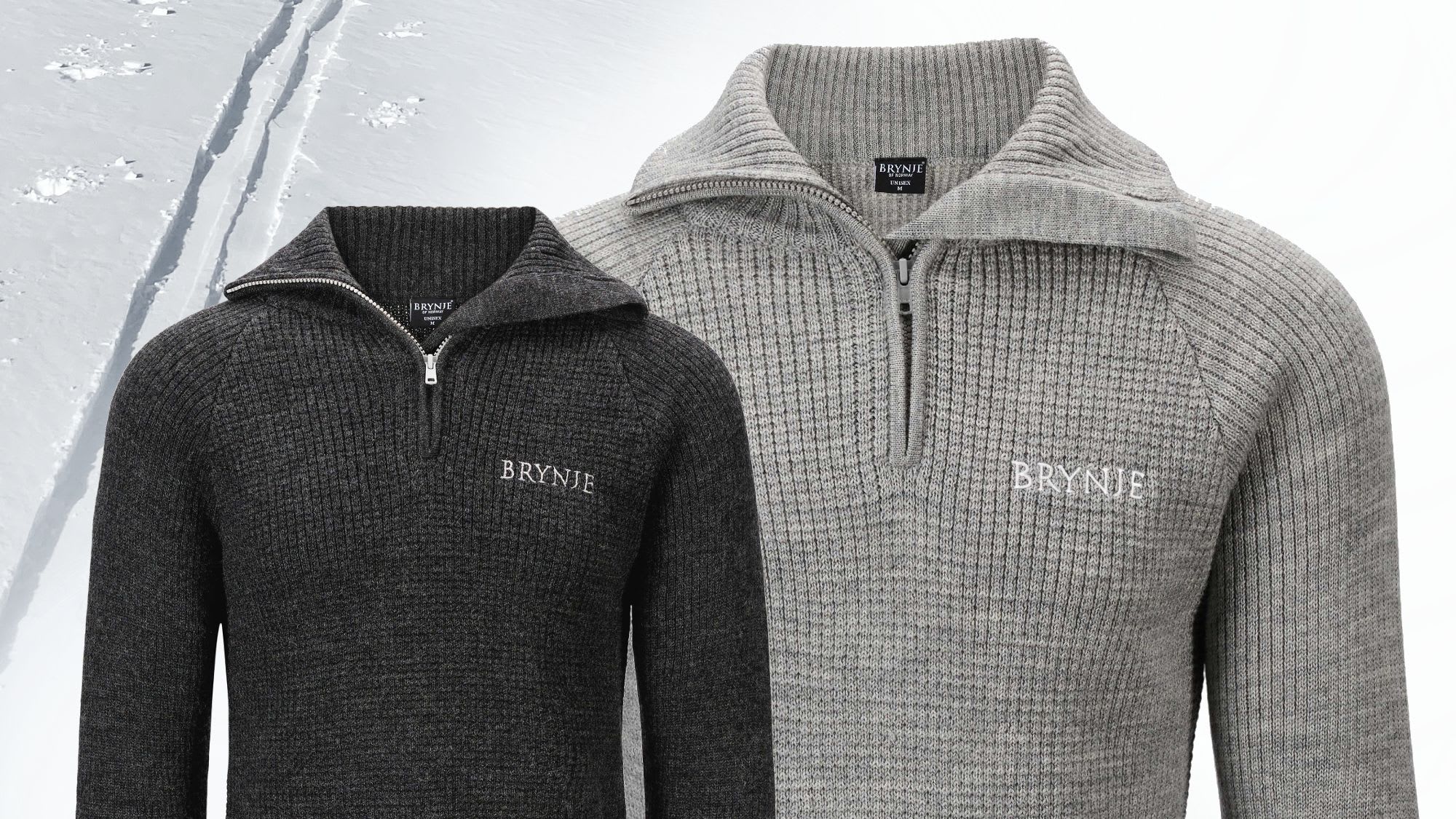 Wool Sweater Warm and durable Brynje of Norway