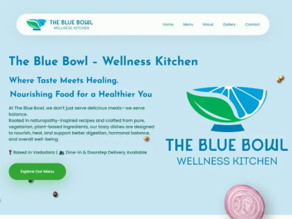 Restaurant website design with online menu and reservation system