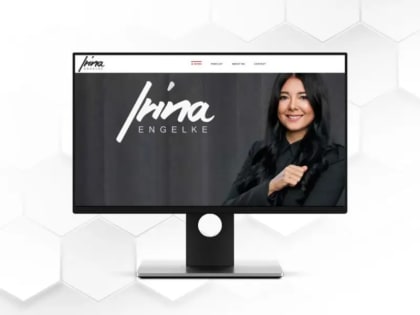 Influencer personal brand website design services with portfolio features