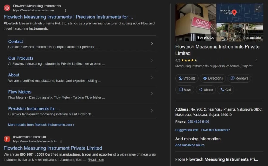 Google Business Profile optimization for manufacturing
company — local SEO and Map Pack visibility