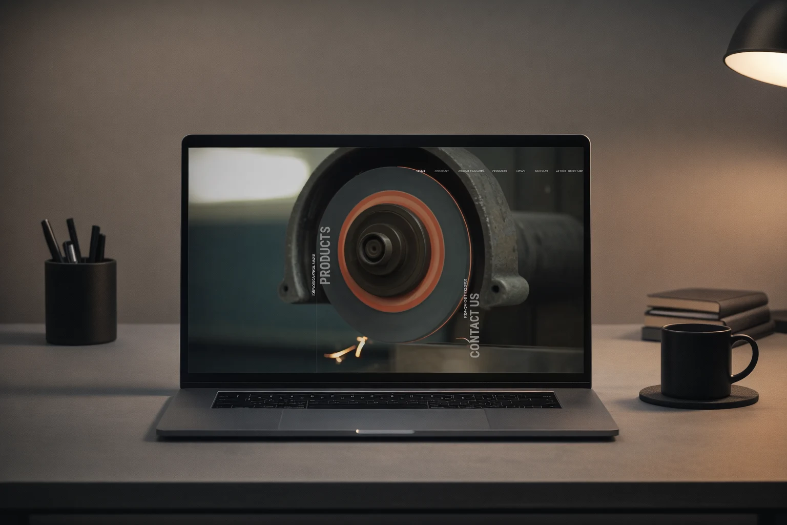 Corporate web design case study for global valves manufacturer — React and GSAP motion design with international B2B corporate identity delivered in 2 weeks by BK Web Designs