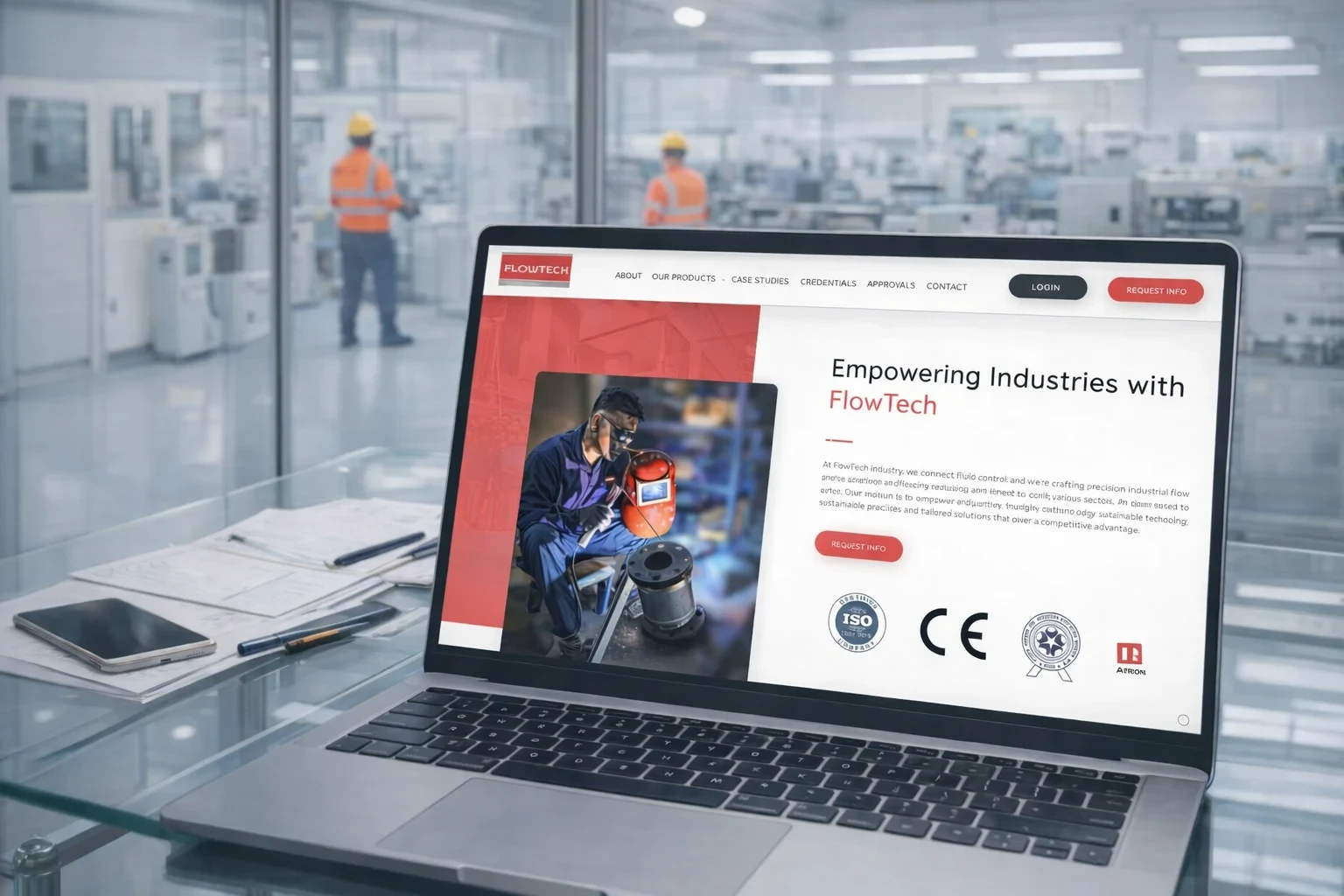 Manufacturing Company Website Design | 30× Traffic Growth