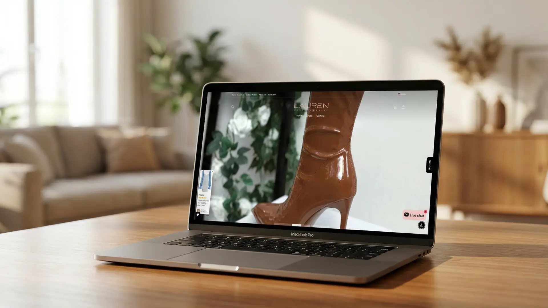 Custom fashion ecommerce website design case study showing revenue growth from 47K to 186K per month by BK Web Designs
