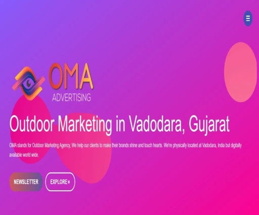 Outdoor Marketing Agency Vadodara One-page Website Design