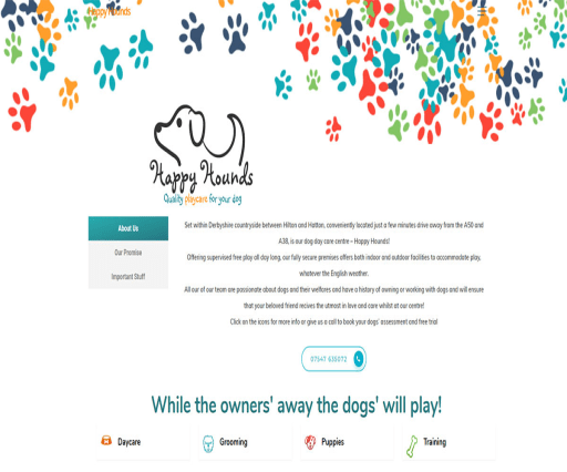 Pets Care Website Design 3