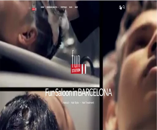 Online Haircut Appointment Booking Website Design 1