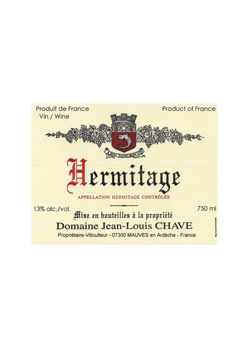 Hermitage Domaine Jean-Louis Chave 2008 - 750mL