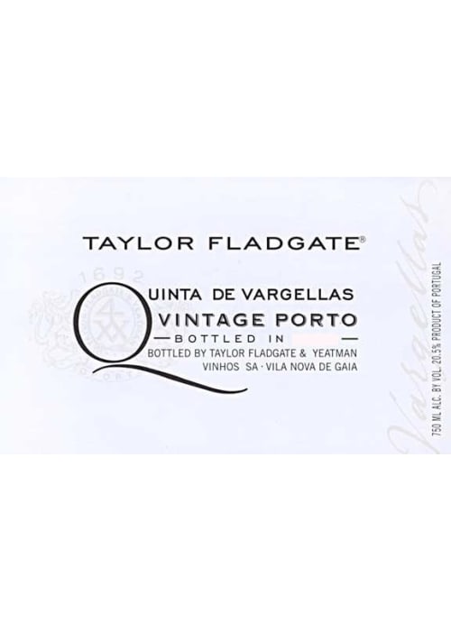 Porto Vintage Quinta de Vargellas Taylor Fladgate 1991 - 750mL