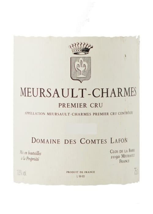 Meursault 1er Cru Charmes Domaine des Comtes Lafon 2010 - 750mL