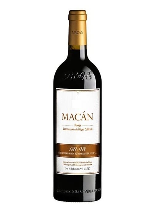 Rioja Macán Bodegas Benjamin de Rothschild & Vega Sicilia 2011 - 1.5L