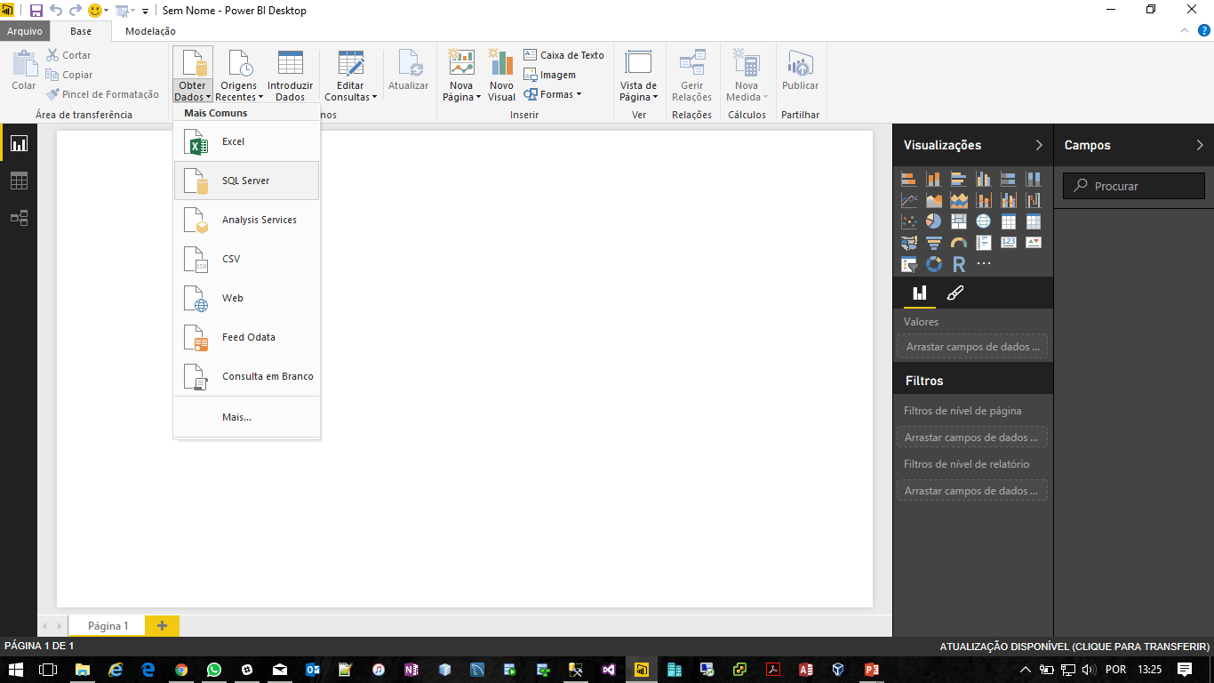 Power BI com SQL Server