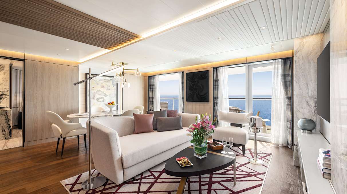 Oceania Cruises - Allura - Suite Living room