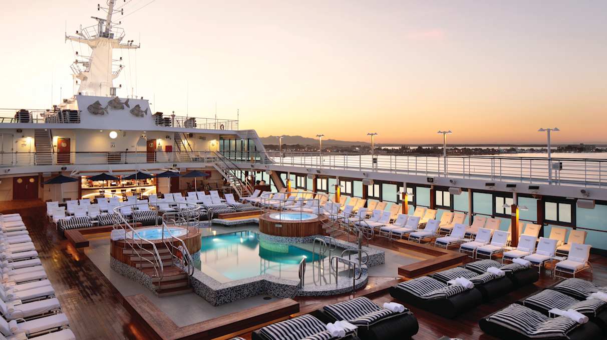 Pool Deck onboard Sirena