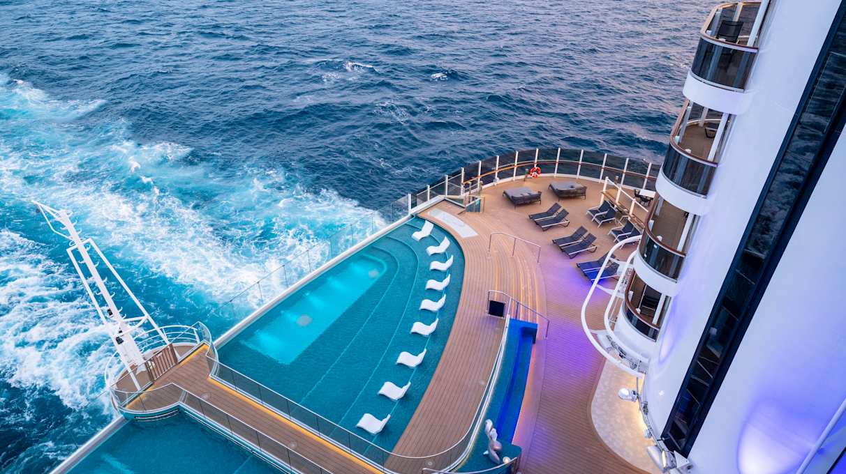 MSC Seashore Infinity Pool
