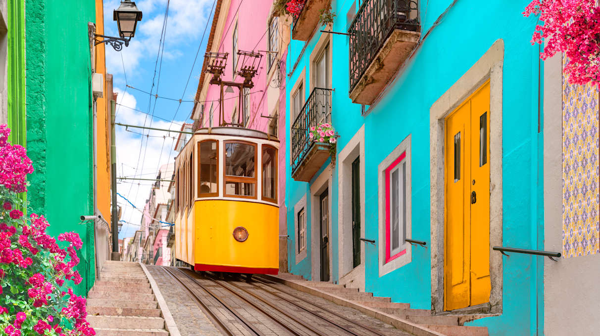 Tram in Lisbon