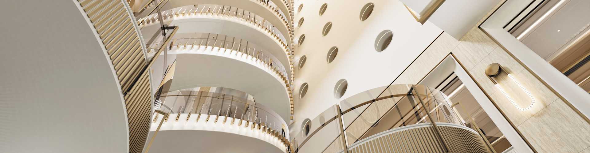 Regent Seven Seas Reveals Dazzling Crystal Atrium & Fleet's Largest Ever Spa for Seven Seas Prestige