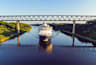 Balmoral cruising the Kiel Canal