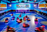 Bumper cars at the Seaplex on board the Anthem of the Seas