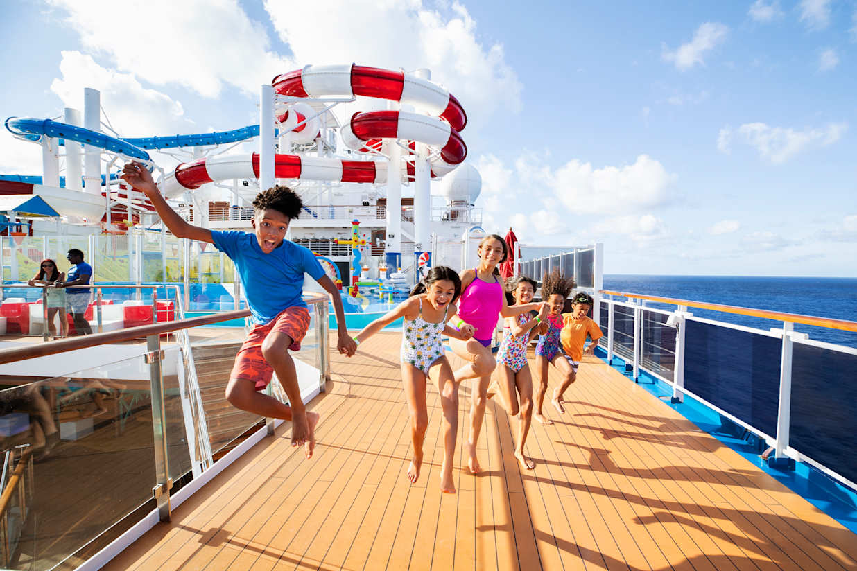 Family onboard a Carnival ship