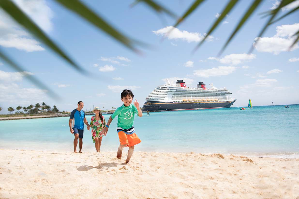 Family in Castaway Cay