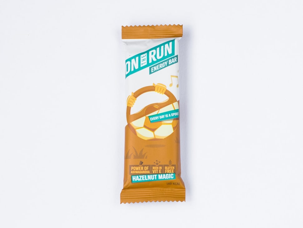 On the Run Energy Bar: Hazelnut Magic