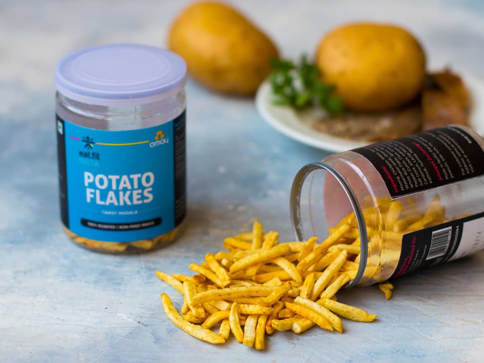 Potato Flakes: Tangy Masala Mix (20g)