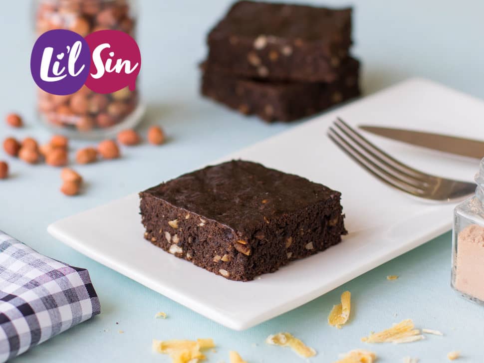 Li'l Sin: Protein Peanut Brownie (with whey)