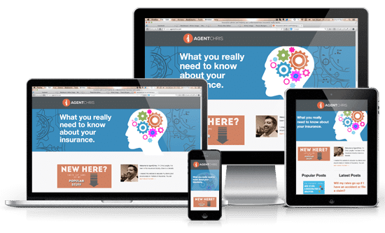 HOME sito web responsive blog - HOME