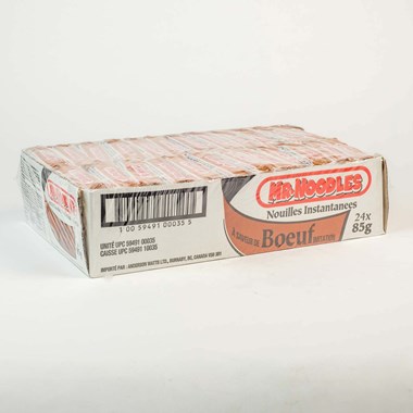 Box of Mr Noodles 24 packs