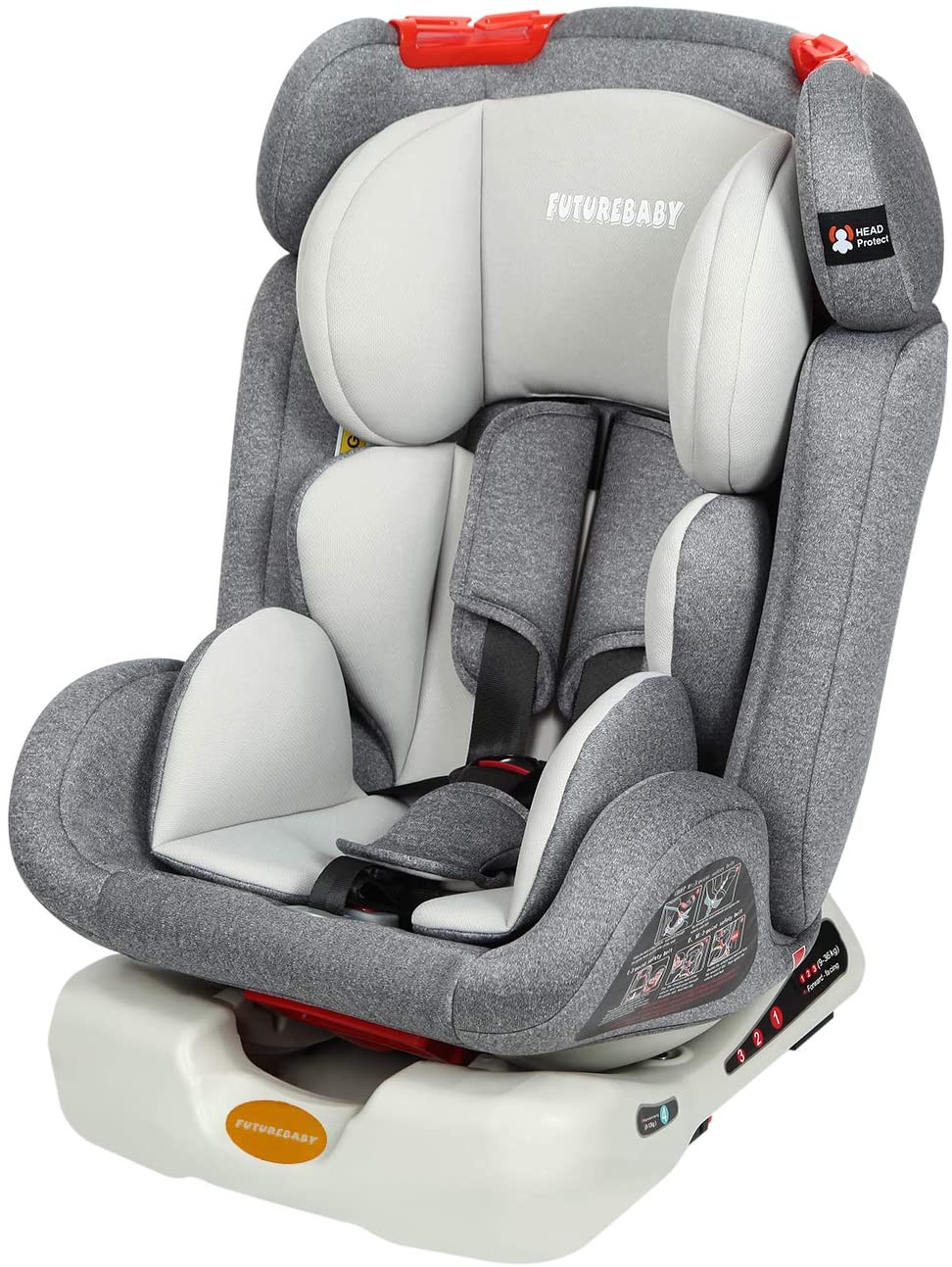 Isofix reclining car seat 2025 group 1 2 3