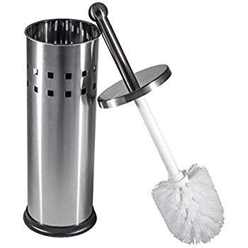 Toilet Brush and Holder in Stainless Steel