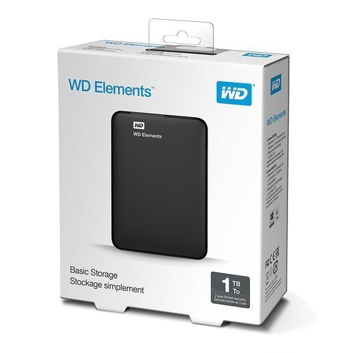 WD ELEMENT 1TB PORTABLE EXTERNAL HARD DRIVE