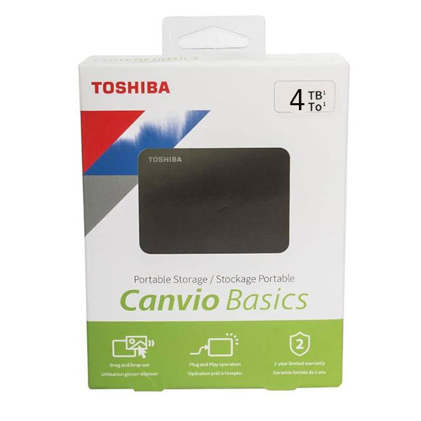 Toshiba External Hard Drive 4TB