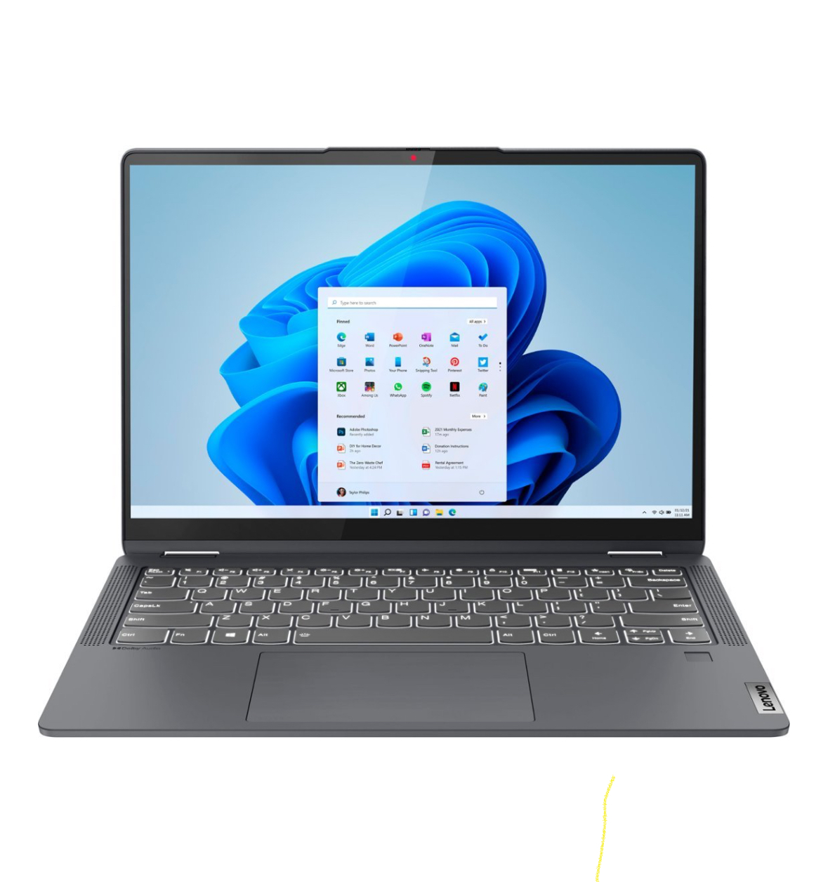 Lenevo flex 5i 360 touch display