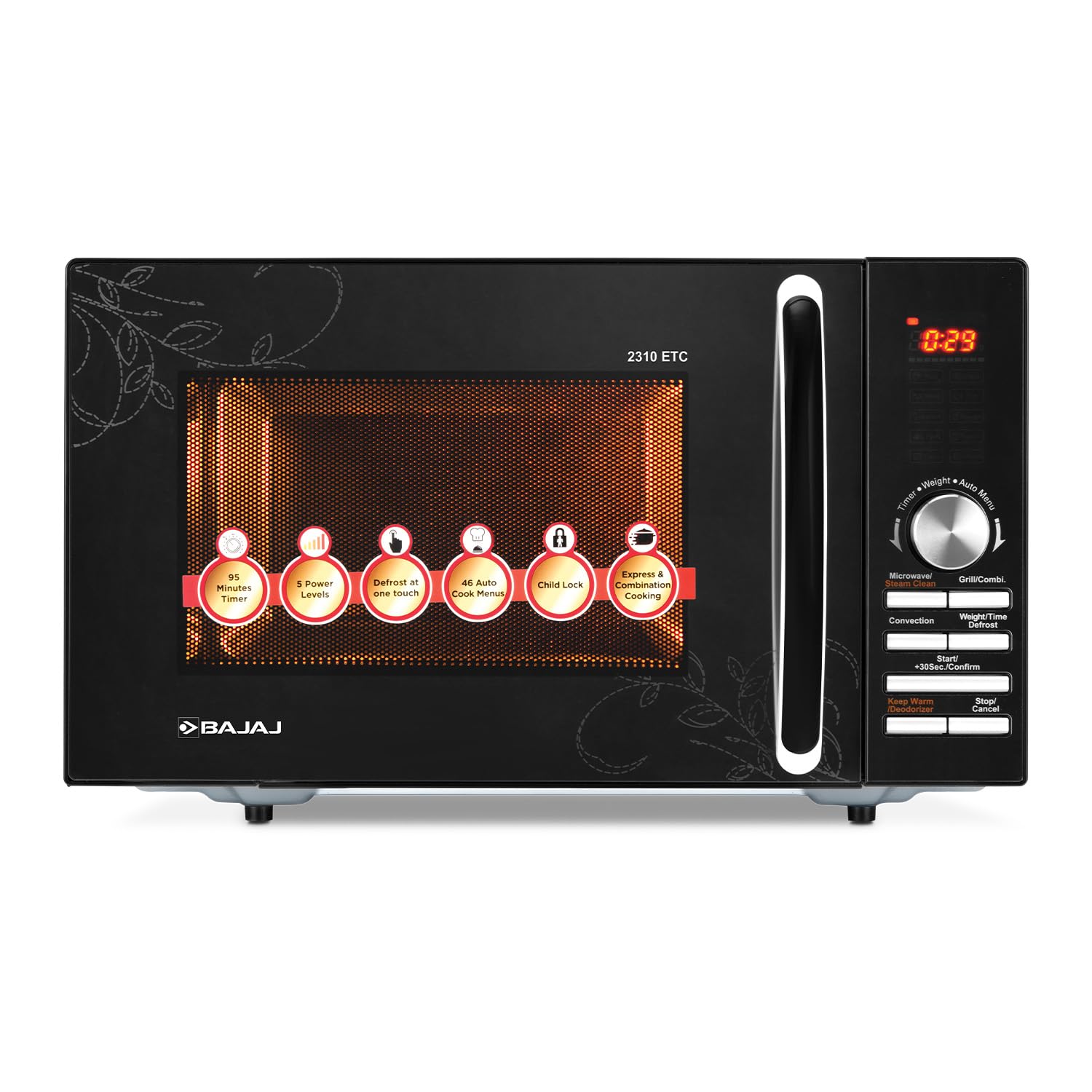 Bajaj 23L  Microwave Oven (2310 ETC)