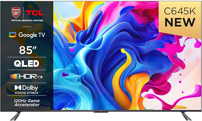 TCL Android Smart TV 85-inch QLED