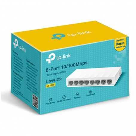 TP-Link 8 Port 10/100Mbps Fast Ethernet Switch