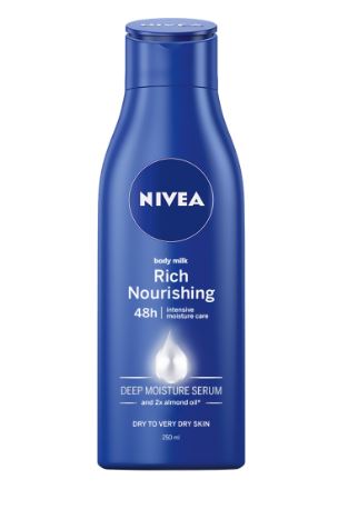 Nivea Rich Nourishing Body Milk Dry 250ml
