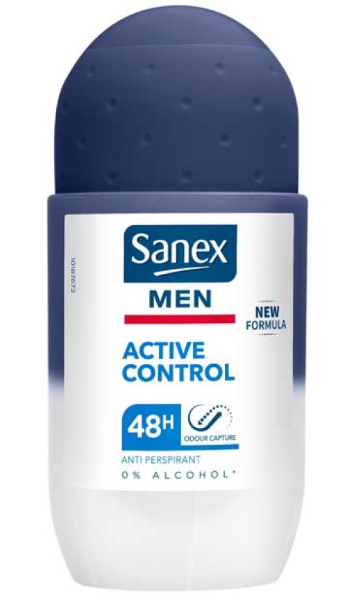 SANEX Roll On For Men Active 50ml