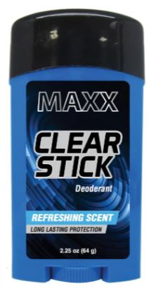 Maxx Deodorant Stick 2.25 Oz Clear