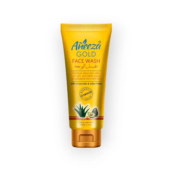ANEEZA GOLD FACE WASH (AVOCADO AND ALOE VERA)