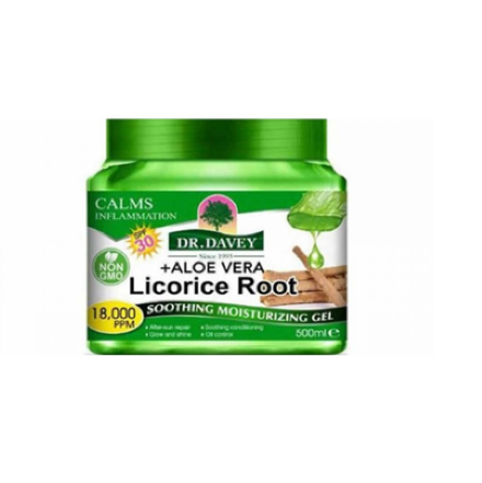 Dr. Davey Moisturizing Gel with Licorice and Aloe Vera - 500 ml