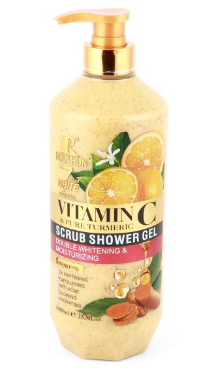 Roushun 7days Vitamin C & Pure Turmeric Scrub Showergel - 1000ML